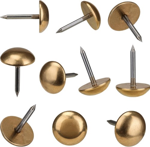 Retro solid pure brass tacks - pure,